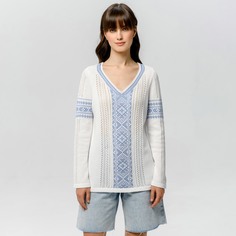 Пуловер женский Scandica Alice белый 48 RU