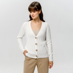 Кардиган женский Scandica Catrine белый 50 RU