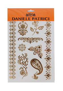 Временная переводная татуировка Daniele Patrici A34889 цв. золотистый