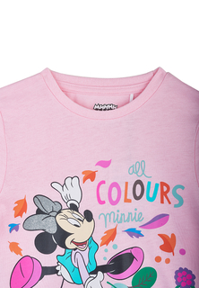 Лонгслив детский Minnie mouse AW20D03003134 светло-розовый р.110