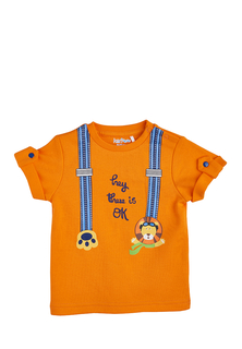 Комплект одежды для новорожденных Kari baby SS20B07800811 оранжевый/голубой р.86