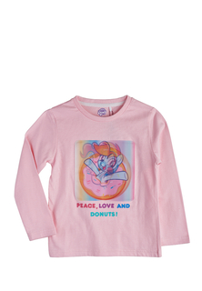 Лонгслив детский My little pony SS20MLP010845 розовый р.128