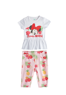 Комплект одежды для новорожденных Disney SS19MNB501066 белый/розовый р.74