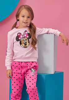 Толстовка детская Minnie mouse AW20D08003134 светло-розовый р.98