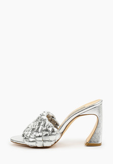 Шлепанцы женские Marco Bonne` PL21-042PEL серебристые 36 RU