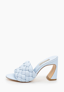 Шлепанцы женские Marco Bonne` PL21-042PEL голубые 37 RU