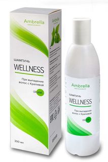 Шампунь WELLNES Aktiv с крапивой от выпадения волос 300 мл Wellness