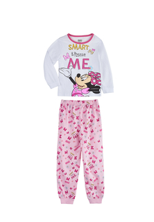 Пижама детская Minnie mouse AW19MN1203199 белый/розовый р.98