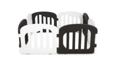 Детский манеж Ifam Natural, черный, белый