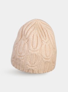 Шапка бини женская Canoe ALBA светло-бежевая р.56-59