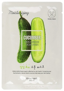 Маска для лица увлажняющая Welcos Moisturizing Facial Mask Cucumber, 23 мл