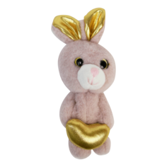 Мягкая игрушка Зайчик с сердечком 12 см Там Там