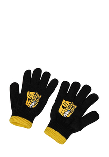 Перчатки детские Transformers L0477 черный/желтый р.17