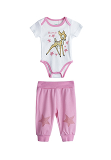 Комплект одежды для новорожденных Disney SS19DBA400763 белый/розовый р.80