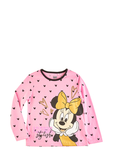 Лонгслив детский Minnie mouse AW21MM0033829 розовый р.122
