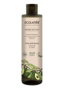 Гель для душа Увлажнение питание и сила Ecolatier GREEN ORGANIC AVOCADO 350 мл
