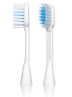 Cменные ионные насадки для электрической зубной щетки Hapica BRT-11 White 2 шт.