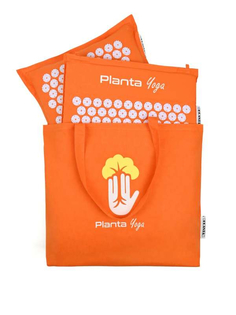 Массажный акупунктурный коврик и подушка Planta Yoga Maxi оранжевый