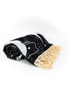 Плед хлопковый черная кошка 170х200 Mr.Pled