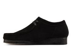 Полуботинки женские Clarks Wallabee. 26155522 черные 39 EU