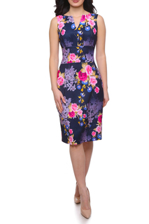 Платье женское Grey Cat GPL00134L синее 44