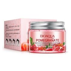 Маска для лица BioAqua ночная с экстрактом граната и гиалуроновой кислоты
