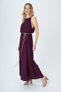 Платье женское Lora Grig WQ 092006 LG бордовое one size