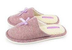 Домашние тапочки женские Smile of Milady 352-125 фиолетовые 36-37 RU