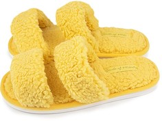 Домашние тапочки женские Smile of Milady 352-354 желтые 38-39 RU