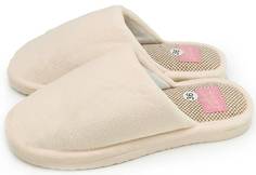 Домашние тапочки женские Smile of Milady А-82-150 бежевые 40-41 RU