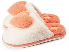 Домашние тапочки женские Smile of Milady 352-360 оранжевые 40-41 RU