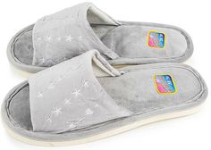 Домашние тапочки женские Smile of Milady А-70-516 серые 38-39 RU