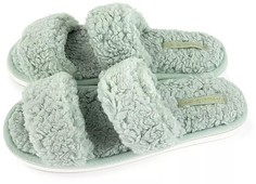 Домашние тапочки женские Smile of Milady 352-354 зеленые 38-39 RU