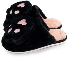 Домашние тапочки женские Smile of Milady 352-550 черные 38-39 RU