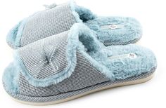 Домашние тапочки женские Smile of Milady A-82-092 бирюзовые 36-37 RU