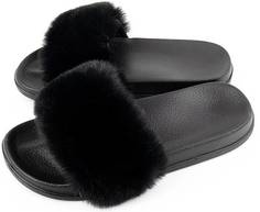 Шлепанцы женские Smile of Milady SM 146-263 черные 36 RU