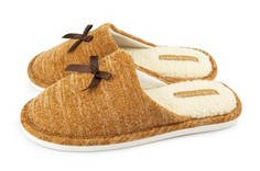 Домашние тапочки женские Smile of Milady 352-125 коричневые 40-41 RU