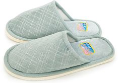 Домашние тапочки женские Smile of Milady А-140-110 серебристые 36-37 RU