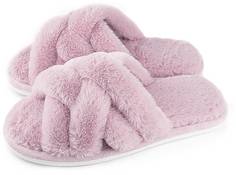 Домашние тапочки женские Smile of Milady 352-502 фиолетовые 40-41 RU