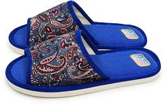 Домашние тапочки женские Smile of Milady А-70 В22-036 синие 40-41 RU