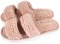 Домашние тапочки женские Smile of Milady 352-354 розовые 36-37 RU