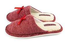 Домашние тапочки женские Smile of Milady 352-125 красные 40-41 RU