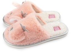 Домашние тапочки женские Smile of Milady 352-122 розовые 40-41 RU