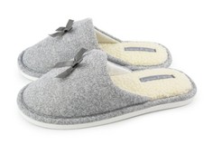 Домашние тапочки женские Smile of Milady 352-125 серые 36-37 RU
