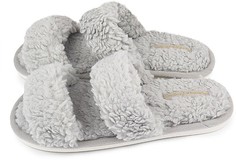 Домашние тапочки женские Smile of Milady 352-354 серые 36-37 RU