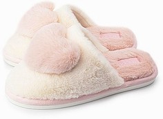 Домашние тапочки женские Smile of Milady 352-360 розовые 40-41 RU