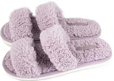 Домашние тапочки женские Smile of Milady 352-354 фиолетовые 38-39 RU