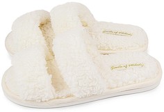 Домашние тапочки женские Smile of Milady 352-354 белые 40-41 RU