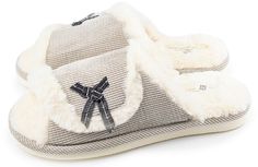 Домашние тапочки женские Smile of Milady A-82-092 бежевые 36-37 RU