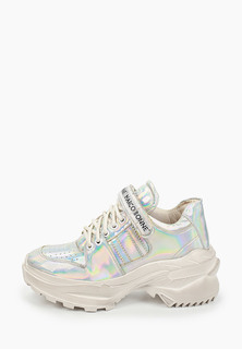 Кроссовки женские Marco Bonne` A2-2EPEL серебристые 37 RU